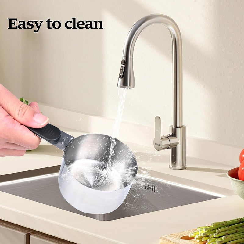DOTINGHUX 1 Cup Magnetic Grips Stainless Steel Measuring Cup -1PCS - Image 5